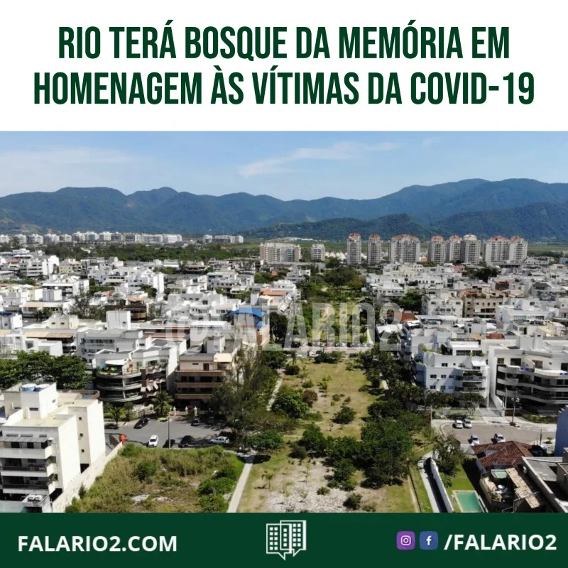 A Alameda Sandra Alvim, no Recreio dos Bandeirantes, foi selecionada para a criação de um Bosque da Memória, projeto apoiado
