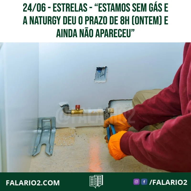 "Condomínio estrelas sem gas⠀