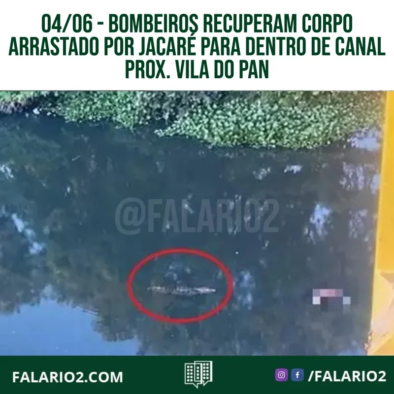 Bombeiros encontraram, na manhã desta sexta-feira, um corpo que estava dentro de um canal situado no bairro da Gardênia