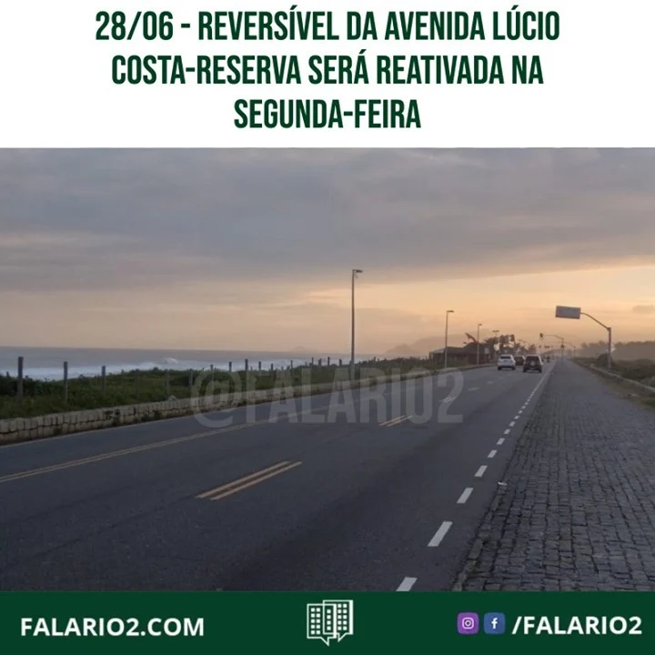 A Prefeitura, por meio da CET-Rio e da Guarda Municipal, informa que, a partir da próxima segunda-feira (28/06), a