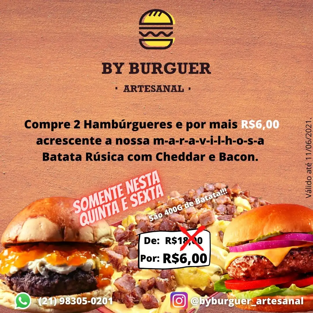 Recado do @byburguer_artesanal para nossos vizinhos: