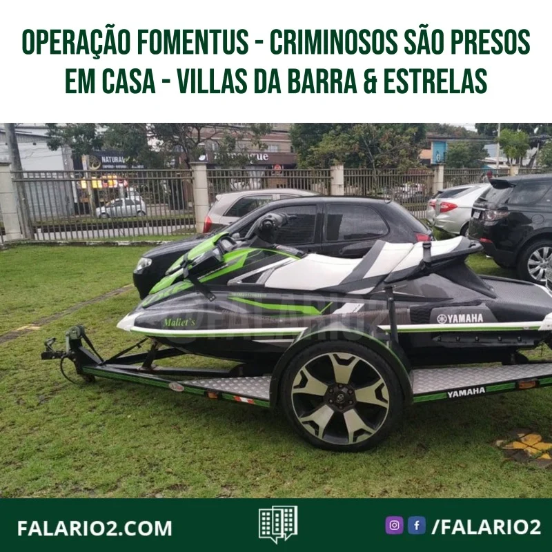 A Polícia Civil realiza, nesta terça-feira (22), a operação Fomentus, para prender integrantes de organização criminosa