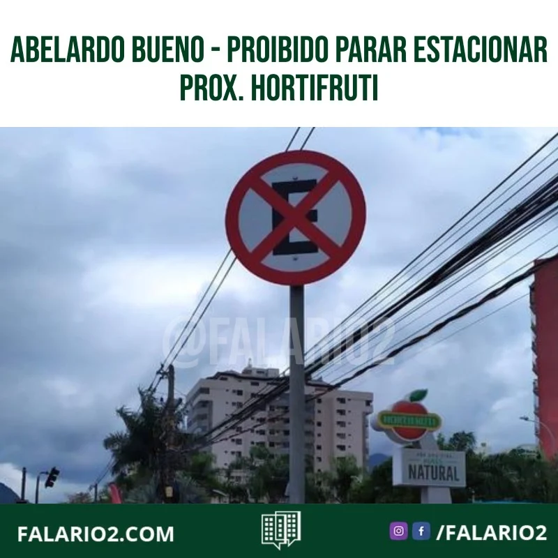 ⚠ Atenção a nova sinalização!