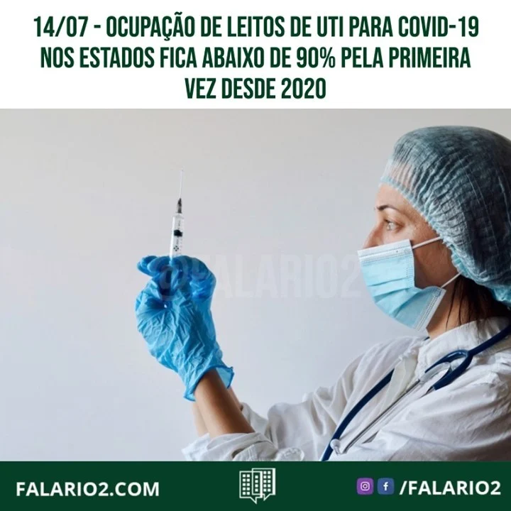 Na edição do Boletim Observatório Covid-19 Fiocruz divulgada nesta quarta-feira, 14, foi apontado uma melhora nos dados da