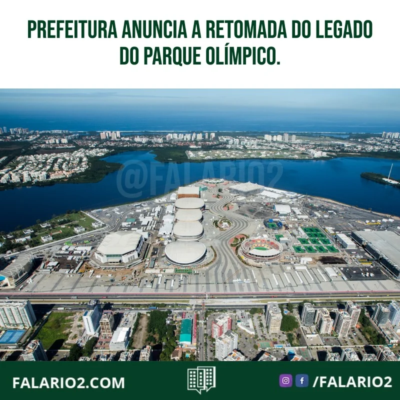 Rio - O prefeito Eduardo Paes apresentou nesta quinta-feira a destinação de estruturas e equipamentos olímpicos que já