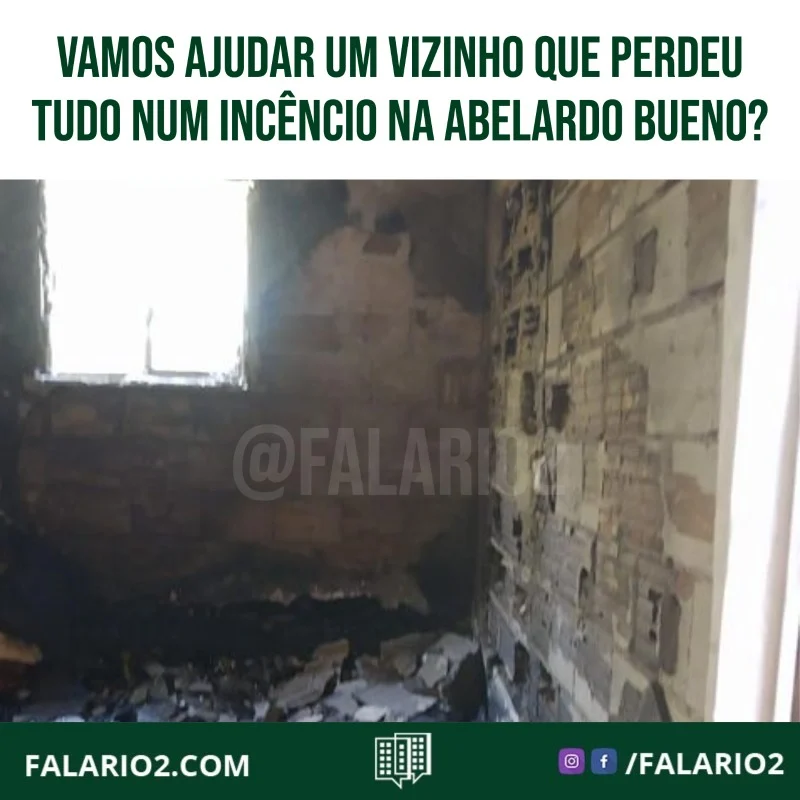 No dia 26/06, postamos nos stories a respeito de um princípio de incêndio em uma casa na Abelardo Bueno.⠀