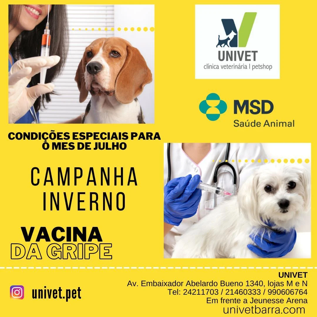 Recado da @univet.pet para nossos vizinhos:
