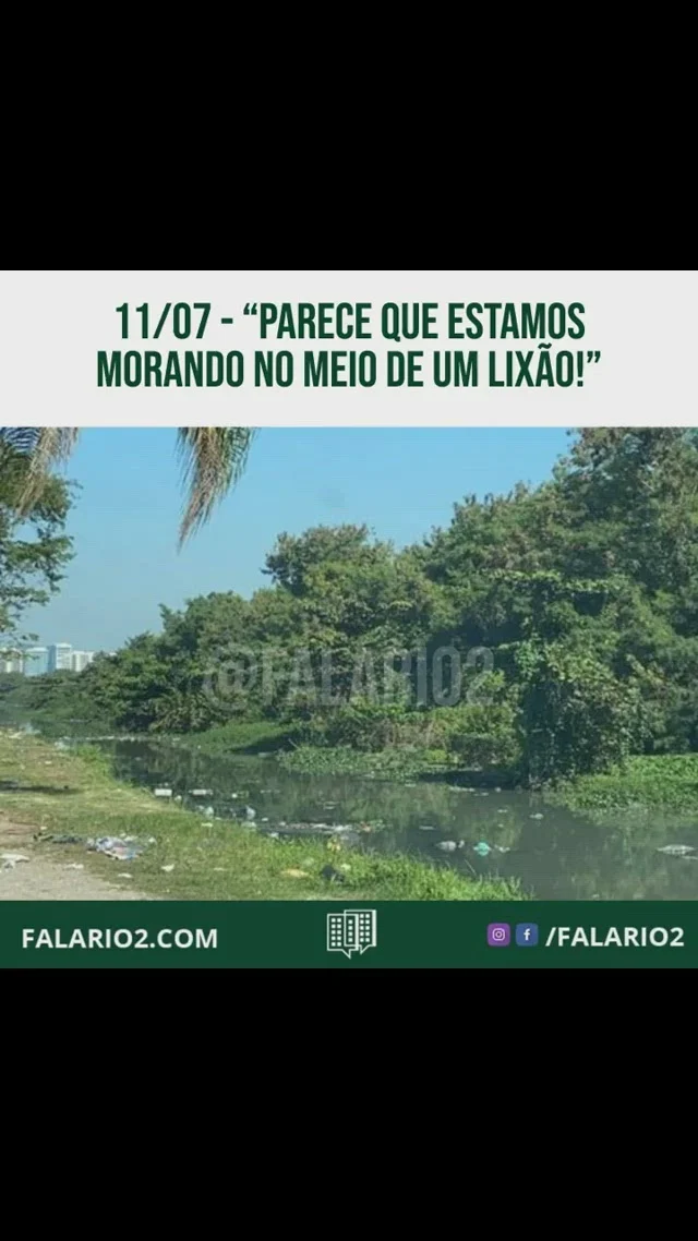 "Queria deixar um relato.