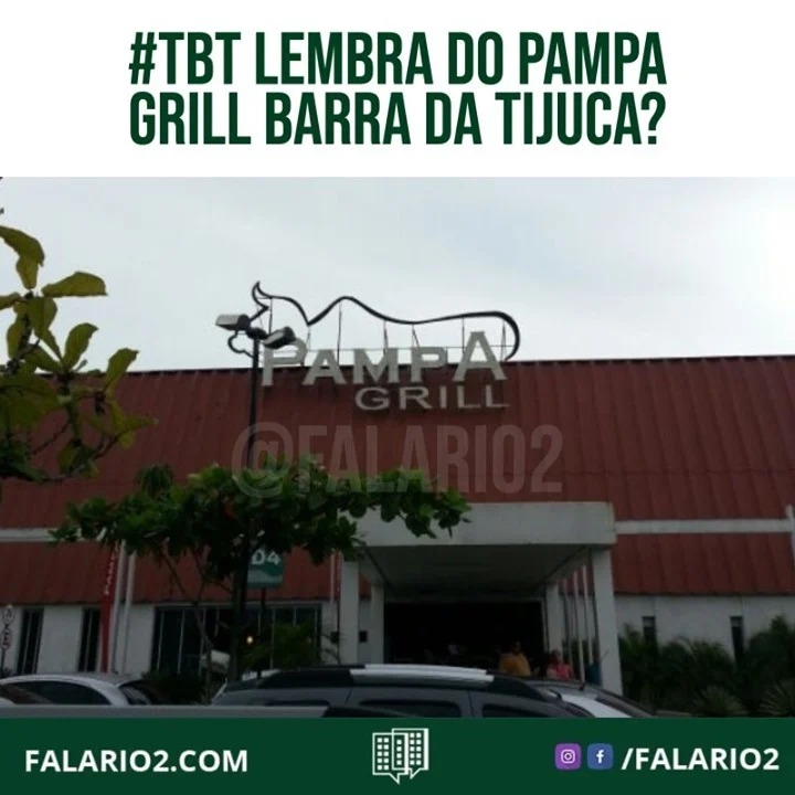 Em 2015, depois do Porcão, mais uma churrascaria tradicional da Barra da Tijuca, no Rio, fecha as portas.