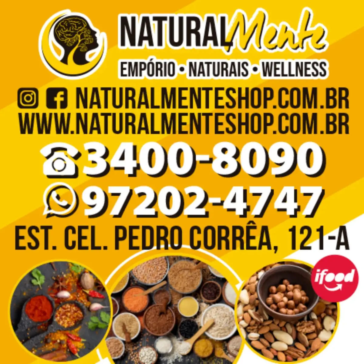 Recado da @naturalmenteshop.com.br para nossos vizinhos:⠀