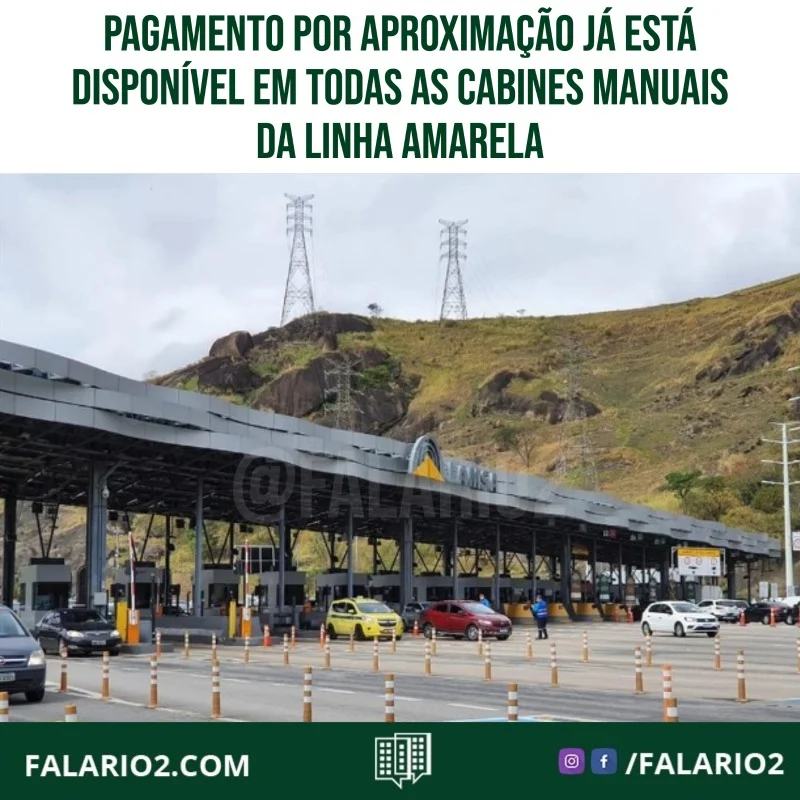 O pagamento por aproximação já está disponível em todas as cabines manuais da Linha Amarela.