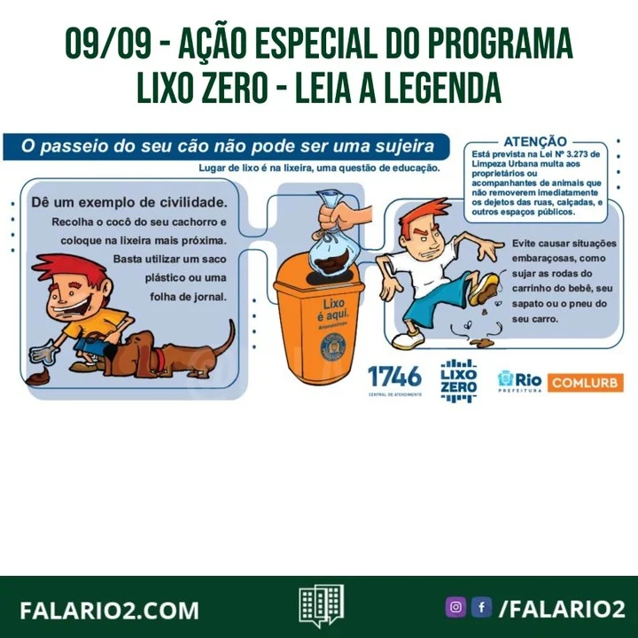 09/10 - A Subprefeitura de Jacarepaguá, a Comlurb e Guarda Municipal realizaram uma ação especial do Programa Lixo Zero