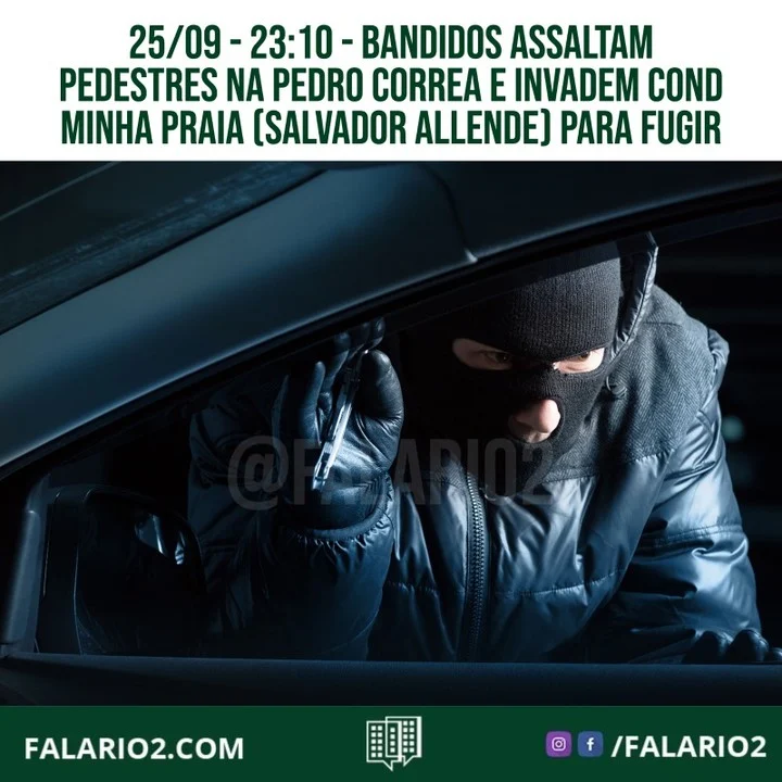 Dezenas de vizinhos relataram barulho de tiro na região da Pedro Corrêa/Jaime Poggi ontem por volta das 23:10.