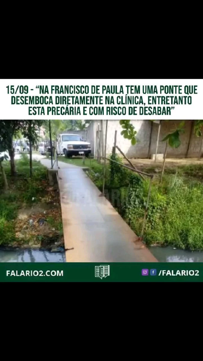 "Seria possível postar a respeito do trecho que da na clinica da familia Maicon suqueira na salvador allende?