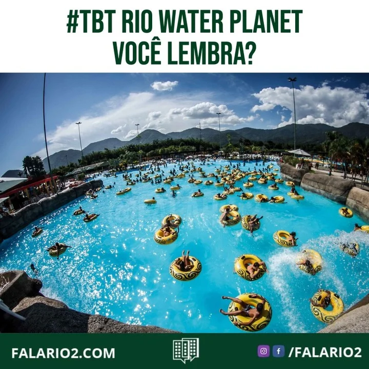 Localizado na Estrada dos Bandeirantes, em Vargem Grande, o parque aquático Rio Water Planet já foi o maior da América