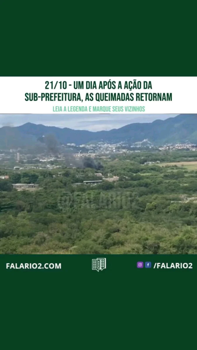 Um dia após a operação da sub-prefeitura no ferro velho clandestino na arroio pavuna, vizinhos enviaram dezenas de mensagens