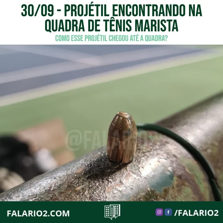 30/09 - Ontem a noite recebemos de um vizinho essa foto.