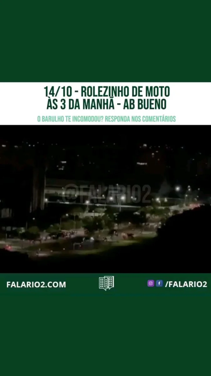 "Essa noite ninguém no centro metropolitano dormiu antes das 4hs da manha