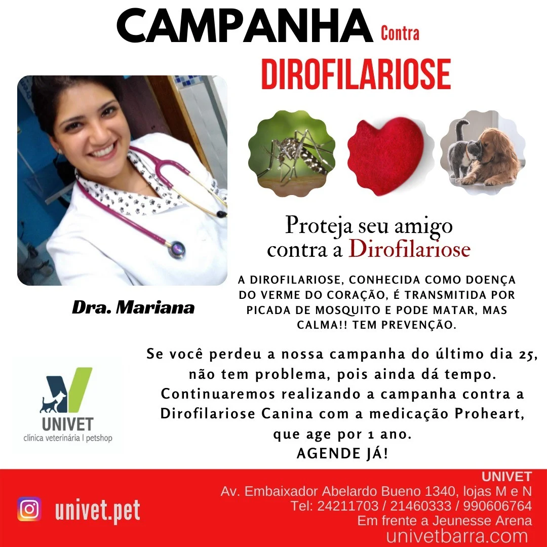 Recado da @univet.pet para nossos vizinhos: