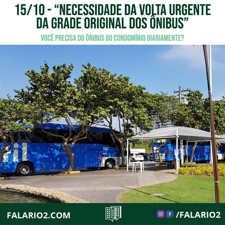 "Venho mandando e-mails constantemente para a AmoRio que sequer são respondidos, acerca da necessidade da volta urgente d