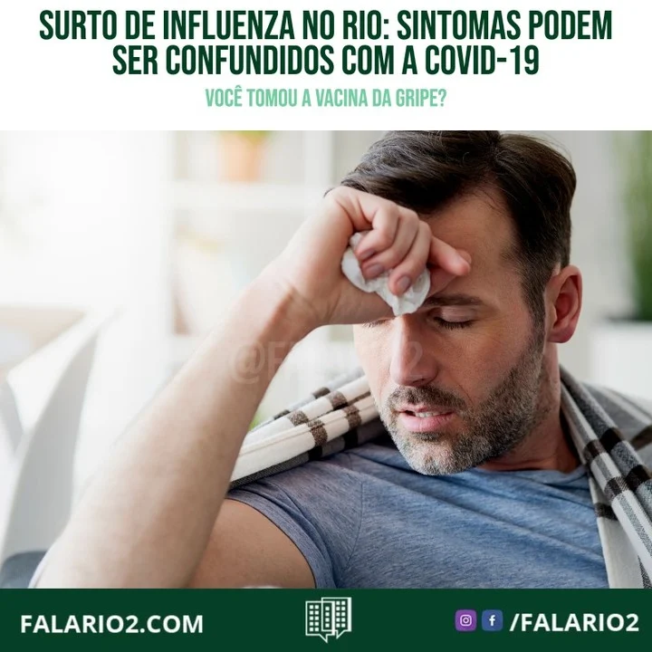 Com sintomas parecidos com a Covid-19, a Influenza é um vírus respiratório que possui uma transmissão parecida com o