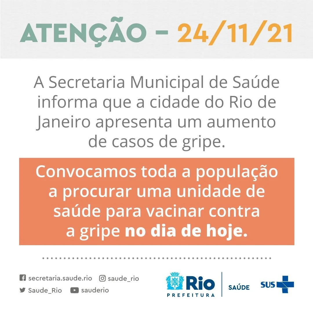 ATENÇÃO, cariocas!