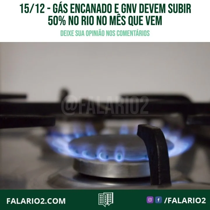 Os preços do gás canalizado usado por residências, indústrias e o vendido nos postos para abastecer carros no Rio de Janeiro