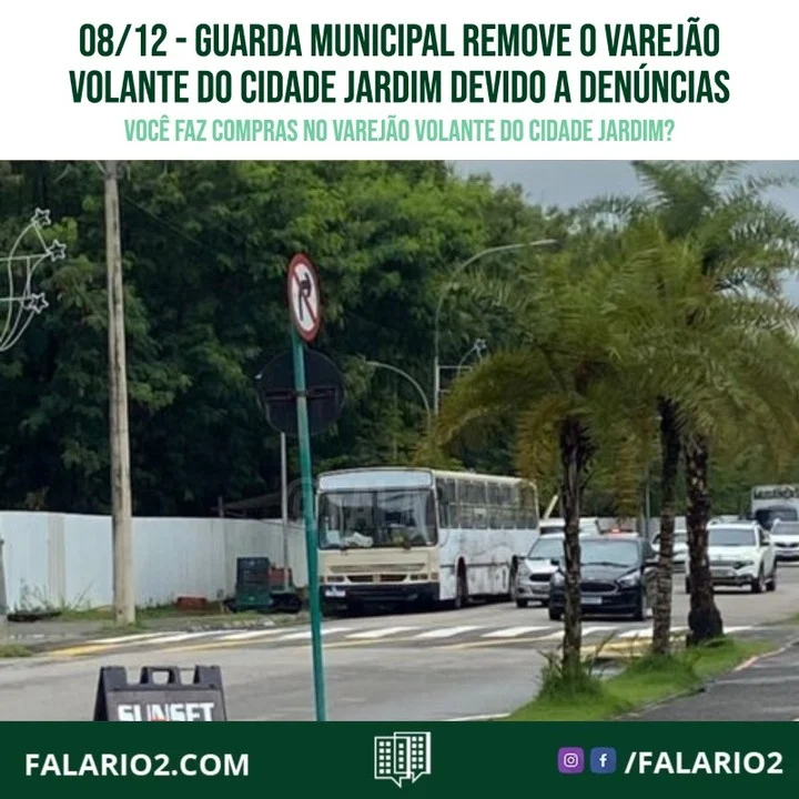 "Eu moro no Cdd Jardim e toda quarta-feira tem um feirinha (varejão volante) a menina do peixe dos biscoitos e tal