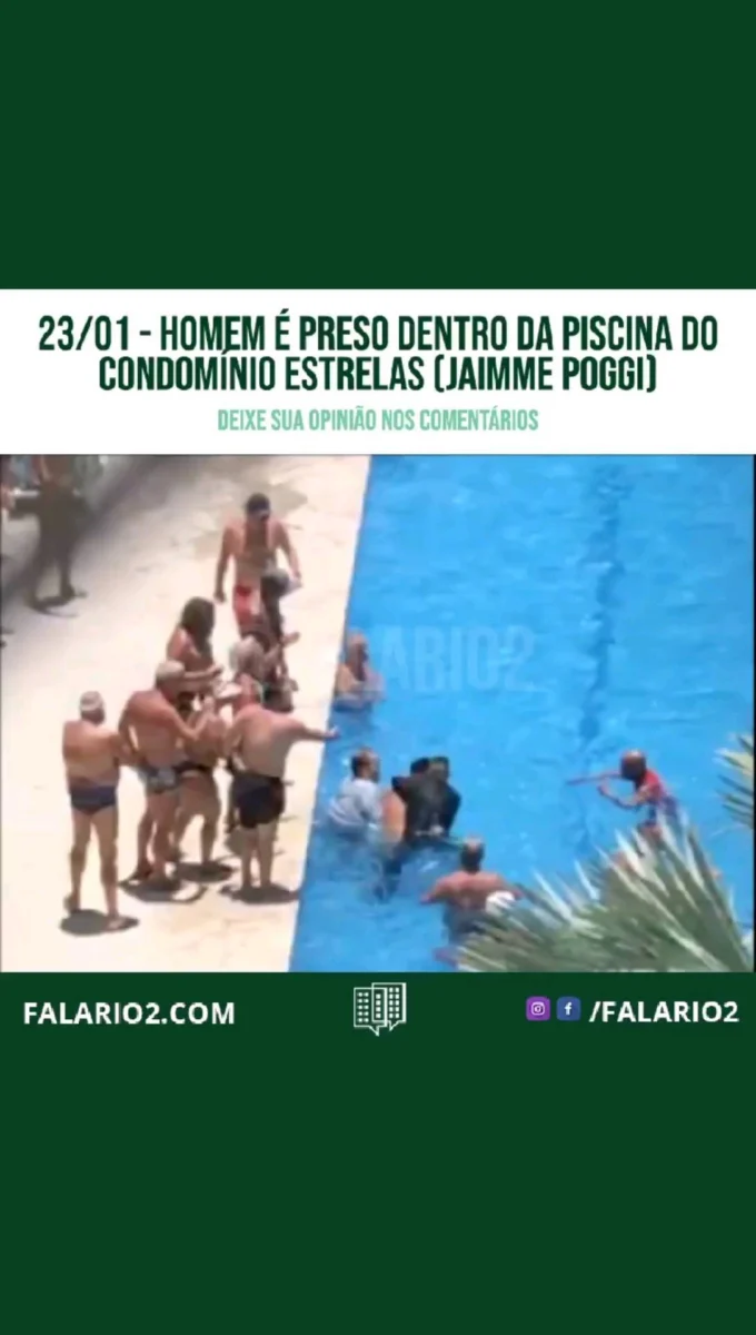 "Bom dia vizinhos, o que está acontecendo na rua?