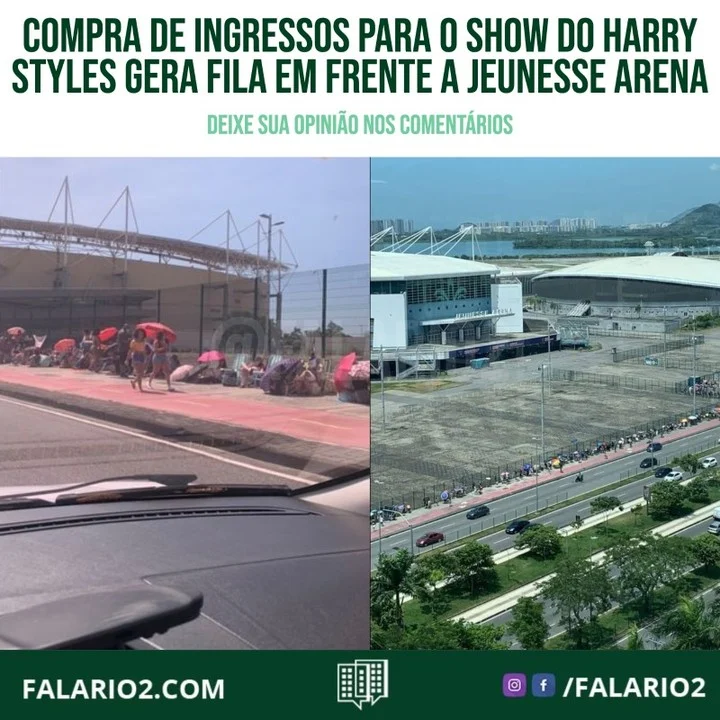 Muitos vizinhos perguntando "que fila enorme é essa na Jeunesse Arena desde ontem a noite?".
