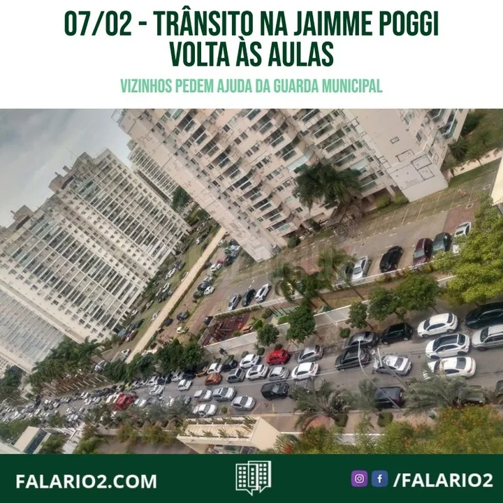 "Td parado na Jaime poggi e Francisco de Paula