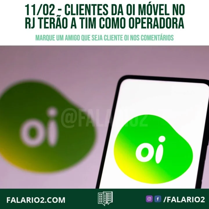 DDDs 21, 22 e 24 serão migrados para a operadora.