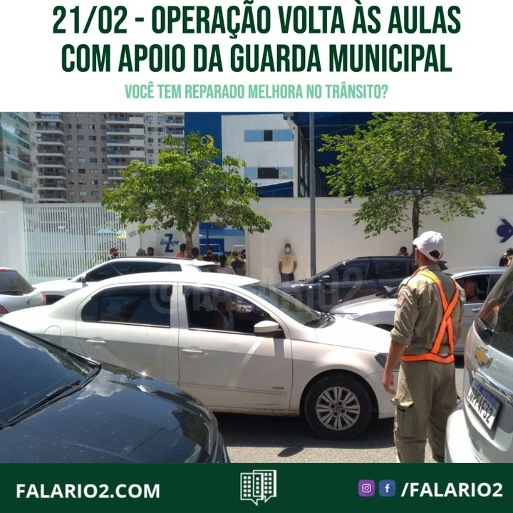 A GM @gmrio.oficial atuou novamente nas portas das escolas das ruas Pedro Corrêa, Leonardo Villas Boas e Jaimme Poggi para