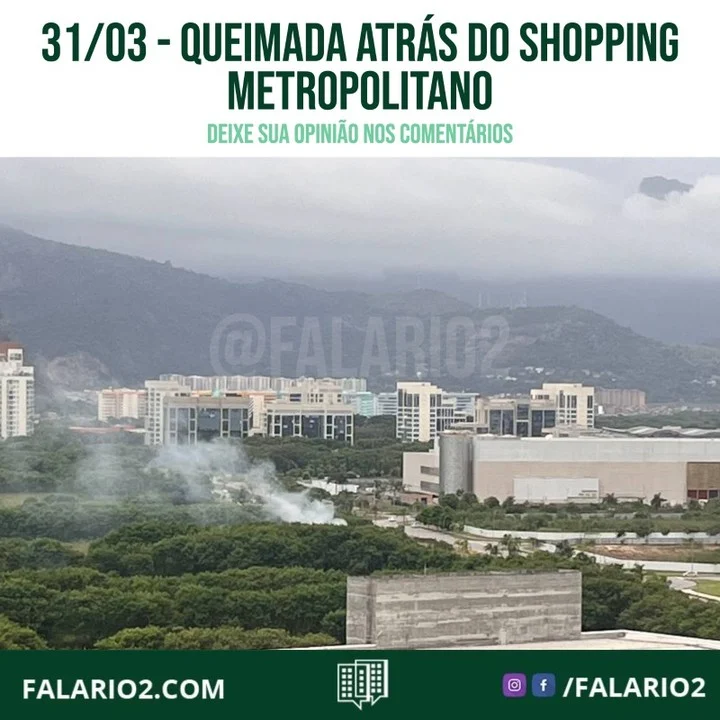 vizinhos encontraram um novo ponto de queimada.