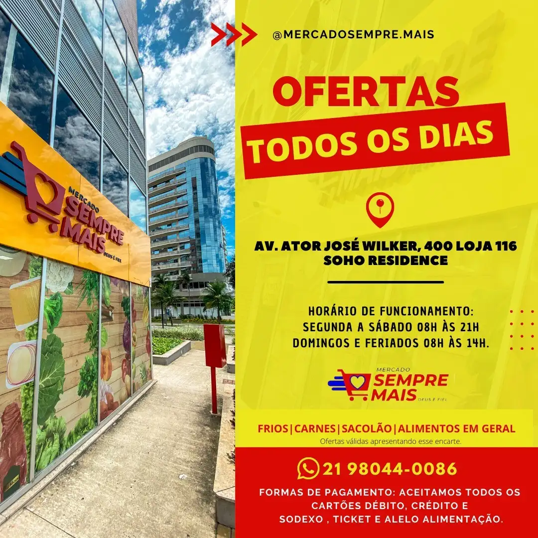Recado do @mercadosempre.mais para nossos vizinhos: