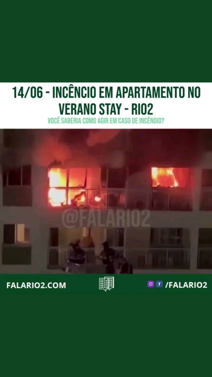 vizinhos do prédio da frente gritam para que os moradores saim dos apartamentos