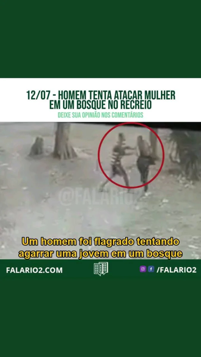 Um homem foi flagrado tentando agarrar uma jovem em um bosque próximo à Pedra da Macumba, no Recreio dos Bandeirantes, Zona