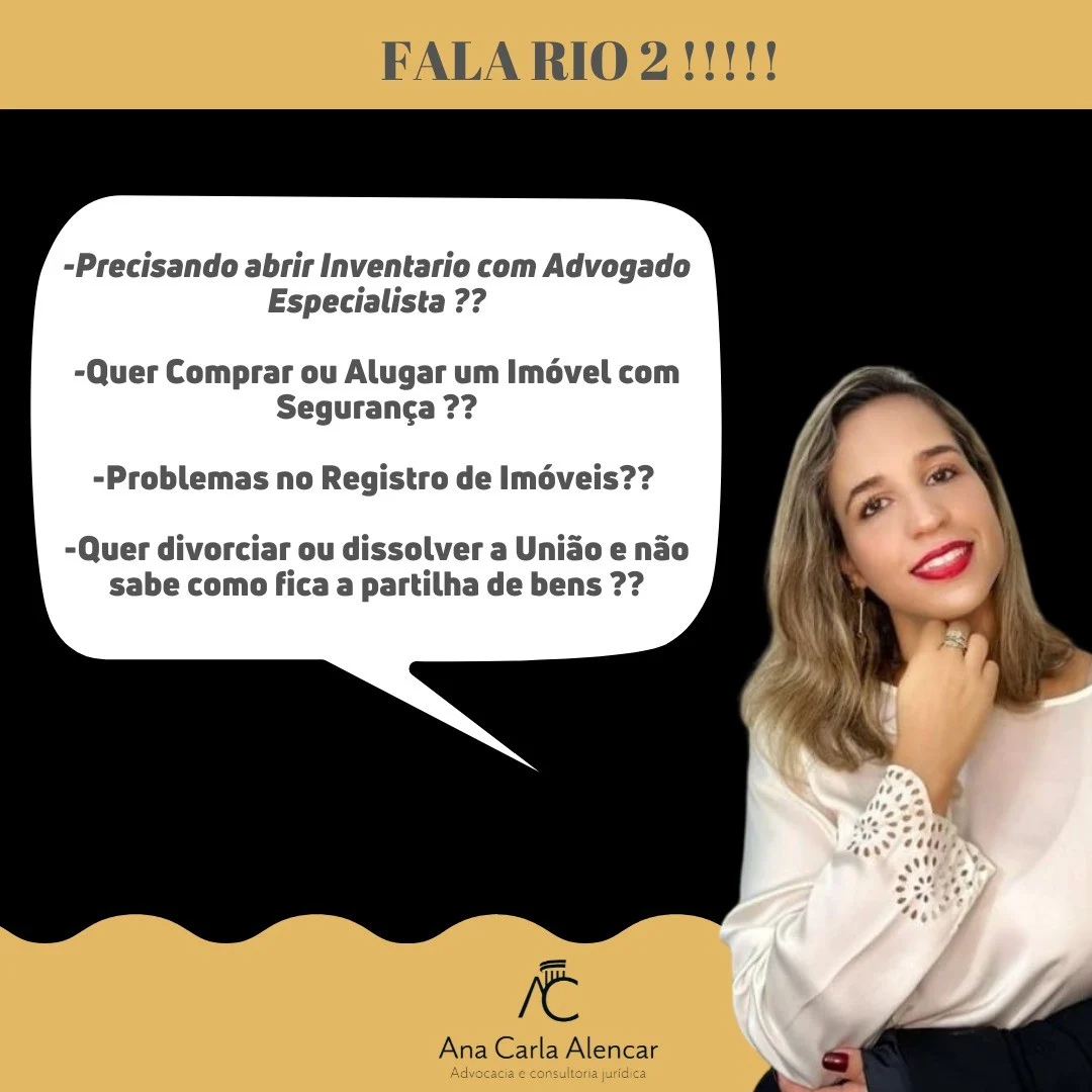 Recado da @anacarladvogada para nossos vizinhos: