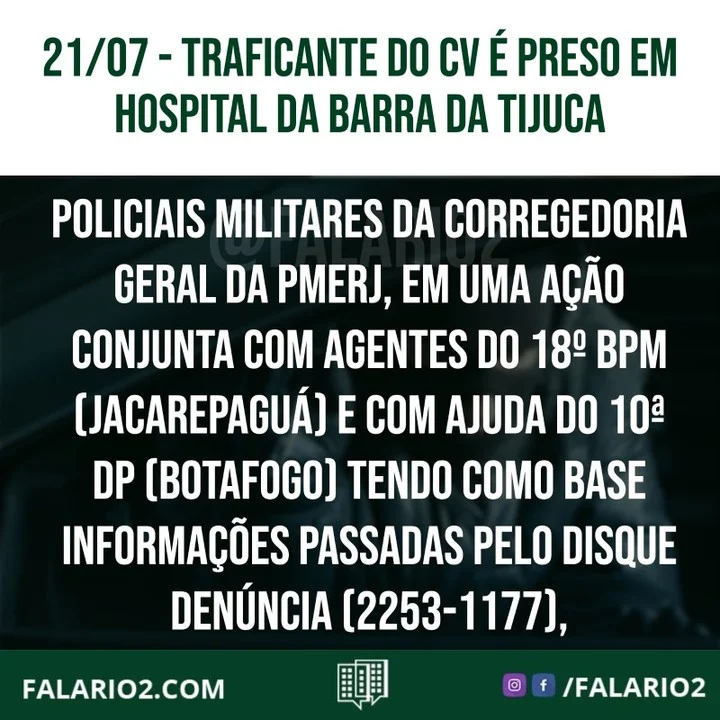 Policiais Militares da Corregedoria Geral da PMERJ, em uma ação conjunta com agentes do 18º BPM (Jacarepaguá) e com ajuda do