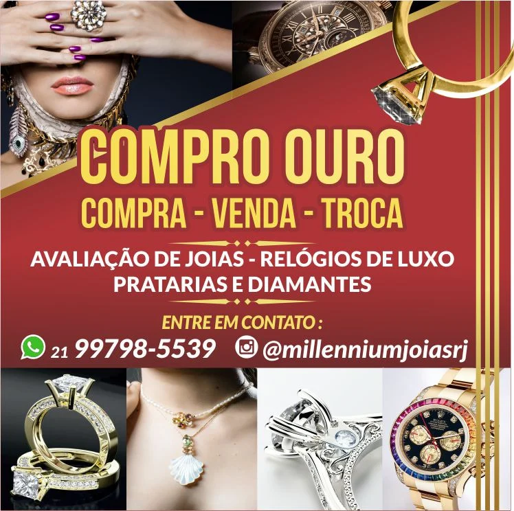 Recado da @millenniumjoiasrj para nossos vizinhos: