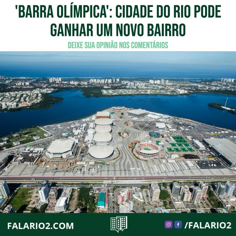 A cidade do Rio pode se preparar para ganhar seu 165º bairro.