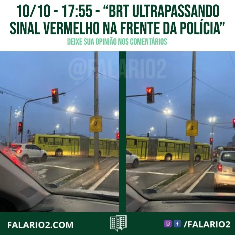 "Neste momento na abelardo bueno, esquina com pedro correa