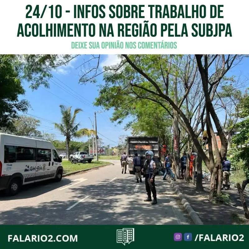 "Olha, acho um importante até usar esse canal aqui para comunicar às pessoas que estamos nas ruas SEMPRE!