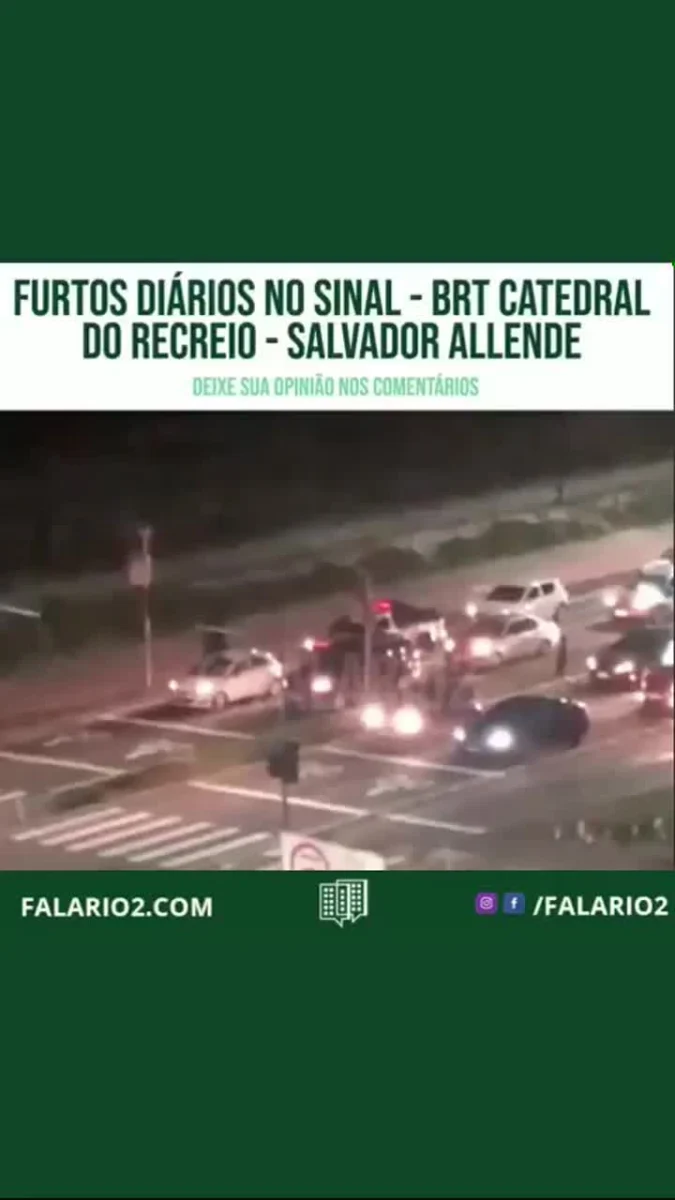 "Roubando celulares dentro dos carros qdo paravam no sinal..