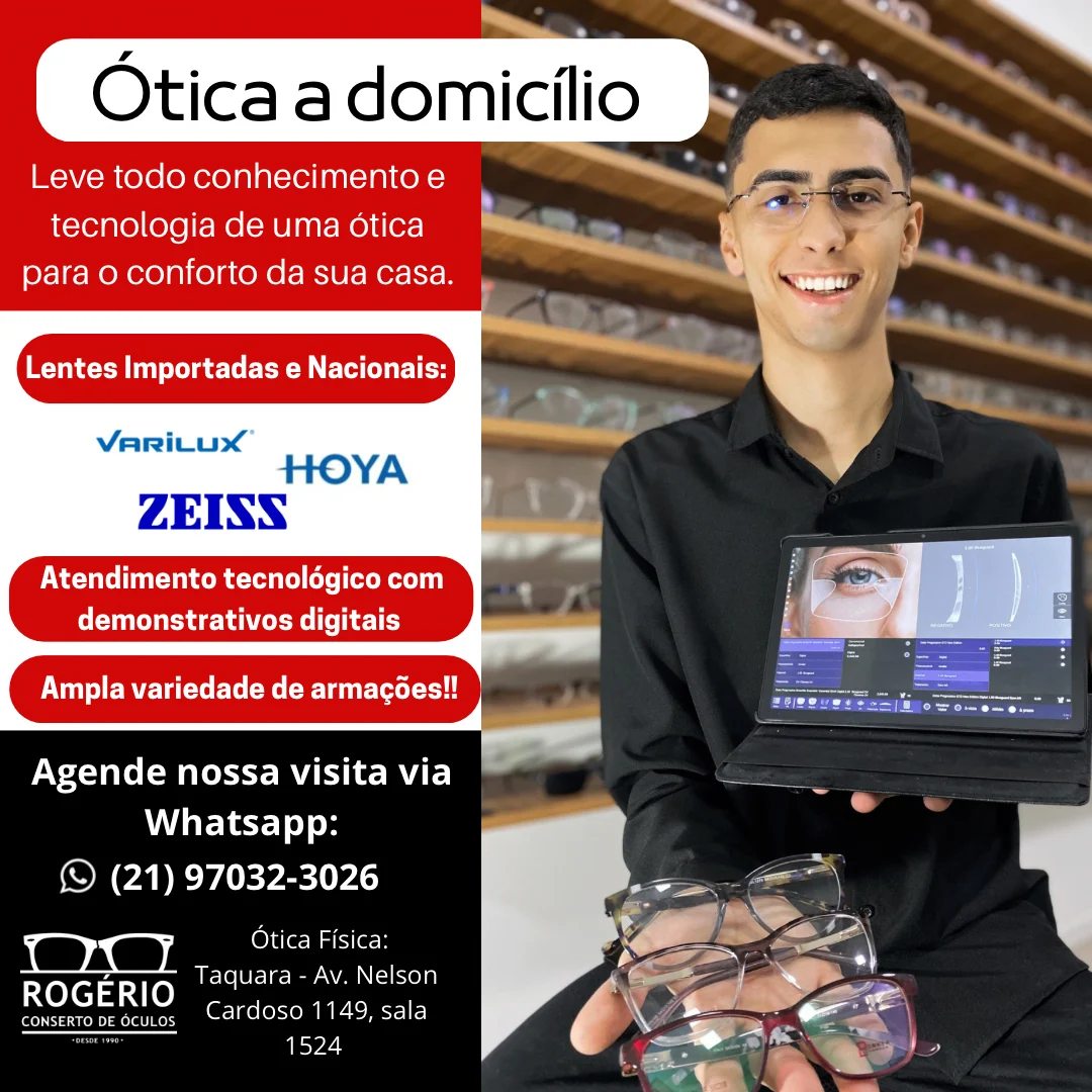 Recado da @consertodeoculosrogerio para nossos vizinhos:
