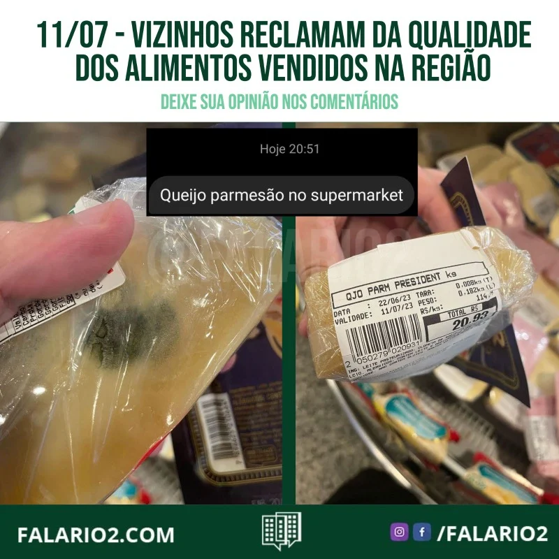 Nos últimos tempos, diversos moradores têm manifestado sua insatisfação em relação à qualidade dos alimentos vendidos nos