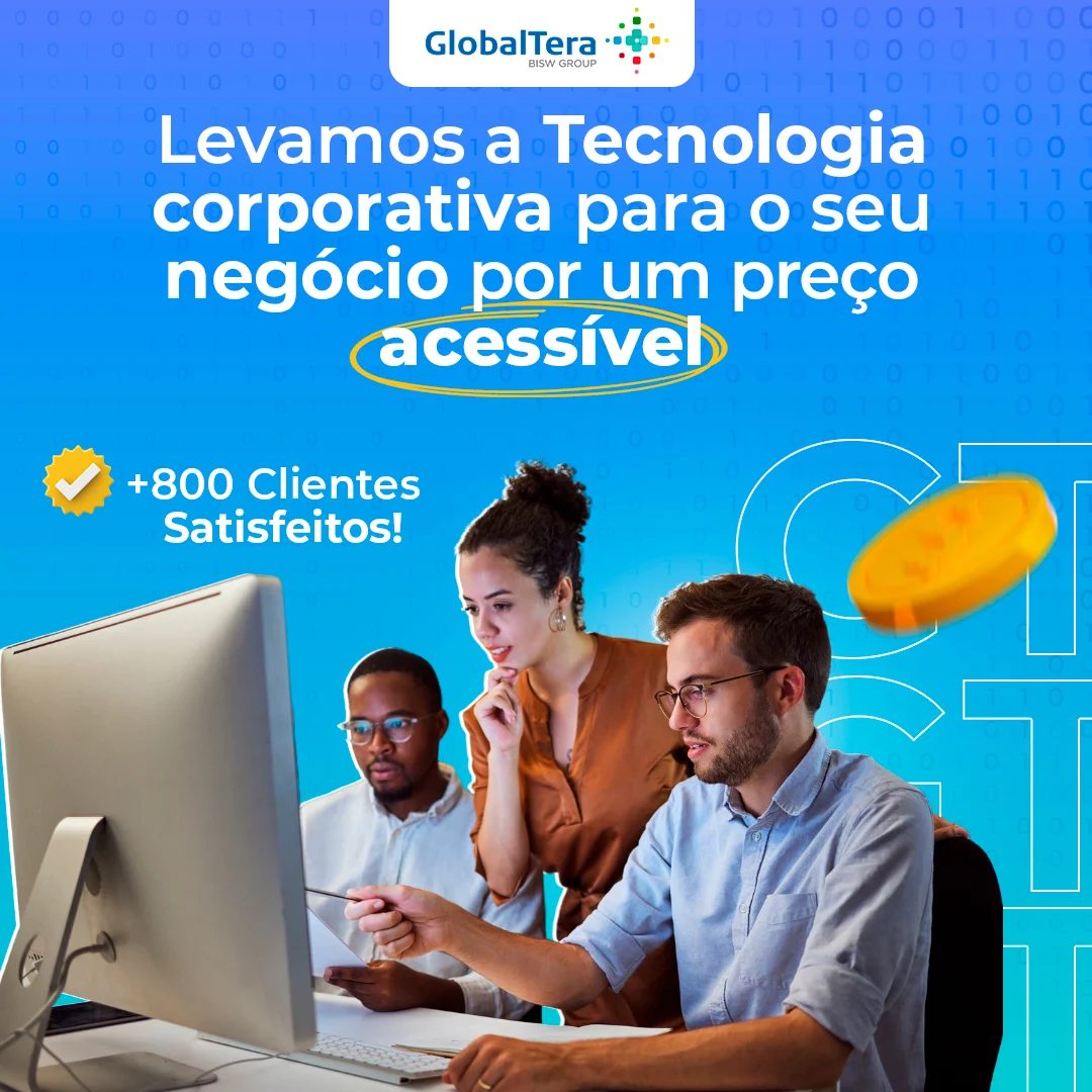 Recado da @globaltera_ti para os vizinhos empresários: