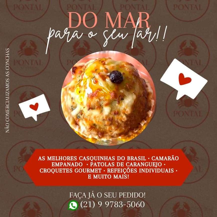 Recado da @pontalseafood  para nossos vizinhos: