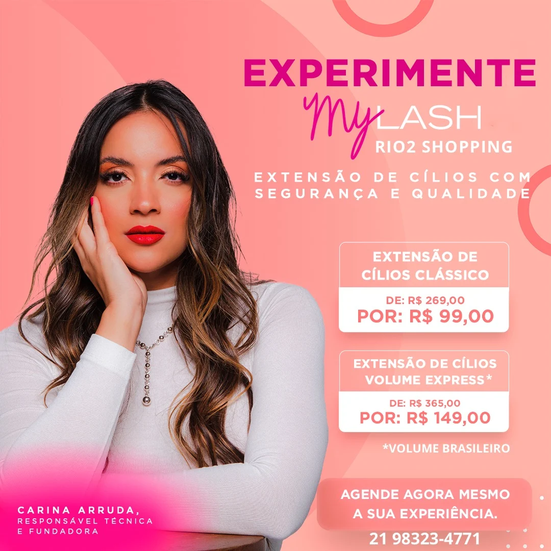 Recado da @mylash.rio2.rj