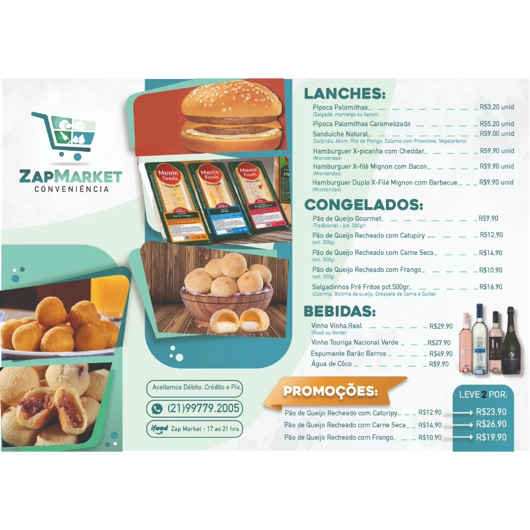 Recado da @zapmarket_conveniencia para nossos vizinhos: